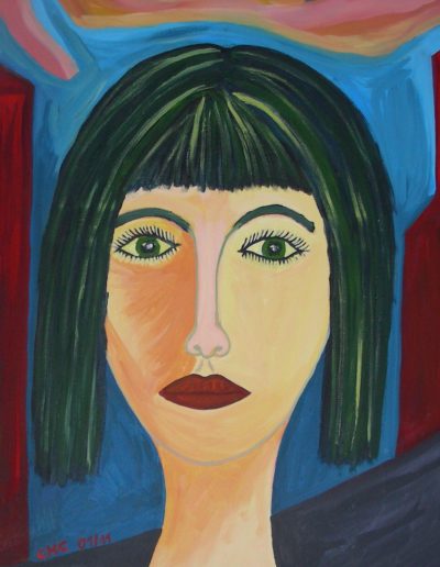 15- Femme fatale – janvier 2011 – acrylique sur toile – 50 * 70 cm